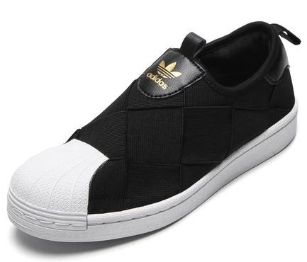 adidas slip on preto dafiti