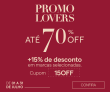 Promo Lovers: até 70% desconto + 15% de desconto em marcas selecionadas no Iguatemi 365