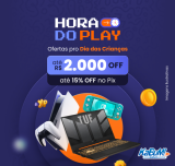 Hora do Play: Oferta do Dia das Crianças com até R$ 2.000,00 de desconto no KaBuM!