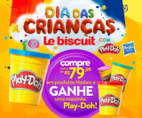 Dia das Crianças: compre acima de R$ 79,90 em brinquedos Hasbro e ganhe uma massinha Play-Doh! na Le Biscuit