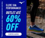 Outlet: até 60% de desconto na Mizuno