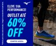 Outlet: até 60% de desconto na Mizuno