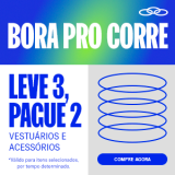 Bora pro Corre: Leve 3, Pague 2 em Vestuários e Acessórios na Olympikus