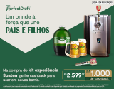 Ganhe Cashback de R$ 1.000,00 em barris de chopp na compra do Kit Experiência Spaten na Perfect Draft