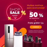 Shop Sale: até 50% de desconto + Frete Grátis no Shopclub