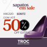 Sapatos em Sale: Arezzo e Schutz com até 50% de desconto Extra na Troc