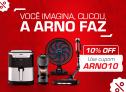 Eletroportáteis com 10% de desconto na Arno