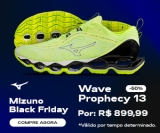 Black Friday: Tênis de Corrida Mizuno Wave Prophecy 13 em oferta da loja Mizuno