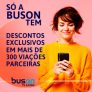 Descontos Exclusivos em mais de 300 viações parceiras na Buson