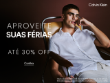 Aproveite sua férias: até 30% desconto na Calvin Klein