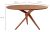 Mesa de Jantar Redonda com Tampo Laminado Miami Madeira Maciça Imbuia em oferta da loja Mobly