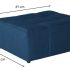 Conjunto de Mesa de Jantar Retangular com Tampo de Vidro Off White e seis Cadeiras Turquesa Veludo Marrom e Imbuia em oferta da loja Mobly