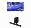 Combo Samsung Vision AI TV 75″ QLED 4K QEF1 + Soundbar HW-B450F em oferta das Casas Bahia