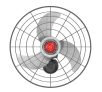 Ventilador de Parede Ventisol Power 70 cm oscilante cinza em oferta da loja FastShop