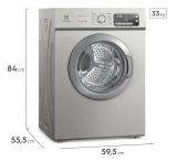Secadora de Roupas Electrolux 11 kg Inox Essential Care STH11 220V em oferta da loja FastShop