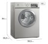 Secadora de Roupas Electrolux 11 kg Inox Essential Care STH11 220V em oferta da loja FastShop