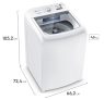 Máquina de Lavar Electrolux 15 kg Essential LED15 branca 110V em oferta da loja Fast Shop