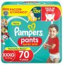 Fralda Pampers Pants Ajust Max XXXG com 70 unidades em oferta da loja Pague Menos