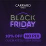 Black Friday: 10% de desconto no PIX e até 15X sem juros na Carraro