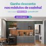 Módulos de Cozinha com 8% de desconto na Carraro