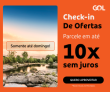 Check-in de Ofertas: Parcele em até 10X sem juros na Gol
