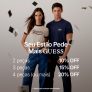 Desconto Progressivo: ganhe 20% de desconto na compra de quatro ou mais peças na Guess