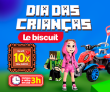 Dia das Crianças: em até 10X sem juros na Le biscuit