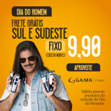 Dia do Homem: Frete Grátis Sul e Sudeste na GA.MA Italy