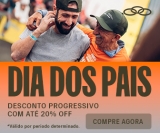 Dia dos Pais: Desconto Progressivo de até 20% na Olympikus