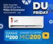 DuFriday: Ar-Condicionado Midea IA Split Inverter 9000 BTU com R$ 200,00 de desconto na Dufrio