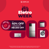 Eletroweek com até 40% de desconto + até R$ 1.500,00 de desconto no Shopclub