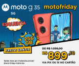 Esquenta MotoFriday: Smartphone Moto G35 256 GB 5G em oferta na Motorola