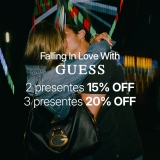 Falling in Love: ganhe 20% de desconto na compra de três presentes na Guess