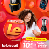 Festival da Le: tudo em 10 X sem juros + FRETE GRÁTIS na Le biscuit