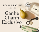 Ganhe Charm de Bolsa Exclusivo nas compras de dois Cremes de Mãos + Colônia de 100 ml na Jo Malone