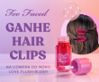Ganhe Hairclips na compra do Novo Love Flush Blush na Too Faced