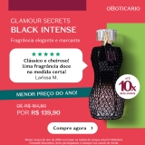 Glamour Secrets Black Intense Desodorante Colônia 75 ml em oferta da loja OBoticário