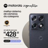 Lançamento Motorola Signature 5G 512 GB em oferta na Motorola