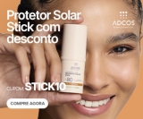 Lançamento: Protetor Solar Stick 80 com desconto na Adcos