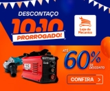 Descontação 10.10 Prorrogado: até 60% de desconto na Loja do Mecânico