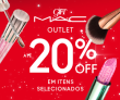 Outlet com até 20% de desconto em produtos selecionados na MAC Cosméticos