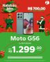 Natalzão Lebes: Moto G56 5G 256 GB + 8GB RAM 50MP + 8MP em oferta da Loja Lebes