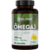 Ômega 3 60 Caps 1000 mg  em oferta da loja Soldiers Nutrition