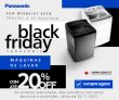 Black Friday: Máquinas de Lavar com até 20% de desconto na Panasonic