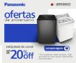 Ofertas de Aniversário: Máquinas de Lavar com até 20% de desconto na Panasonic