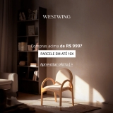 Parcele em 10 X as compras acima de R$ 999,00 na Westwing