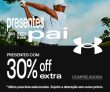 Presentes pro seu pai: ítens selecionados com 30% de desconto Extra na Under Armour