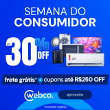 Semana do Consumidor: até 30% de desconto + FRETE GRÁTIS* na WebContinental