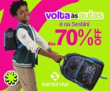 Volta às Aulas: até 70% de desconto na Sestini