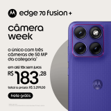 Smartphone Motorola Edge 70 Fusion + 5G 256 GB 24 GB em oferta da loja Motorola